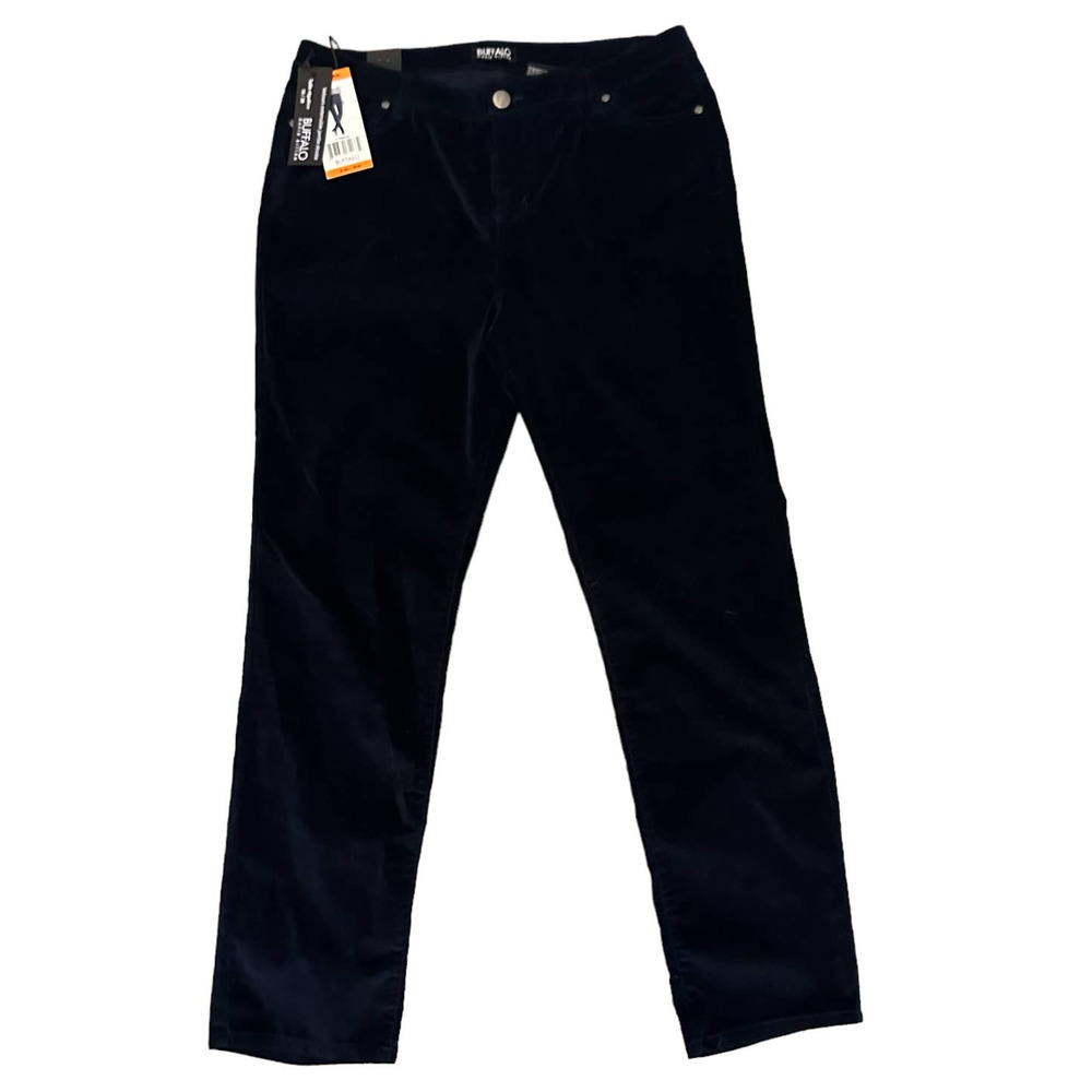 Buffalo David Bitton Marvel Mid-Rise Skinny Velvet Velour Pants